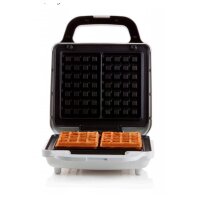 Domo DO9222W - 2 Waffel(n) - Rechteckig - Schwarz -...