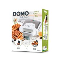 Domo DO9222W - 2 Waffel(n) - Rechteckig - Schwarz -...