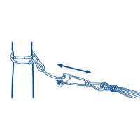 Amazonas AZ-3025000, Aufhänge-Set, Silber, 150 kg,...