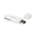 LogiLink CR0034A - MicroSD (TransFlash) - MicroSDHC - MicroSDXC - SD - SDHC - SDXC - Weiß - 5000 Mbit/s - USB 3.2 Gen 1 (3.1 Gen 1) - 75 mm - 120 mm