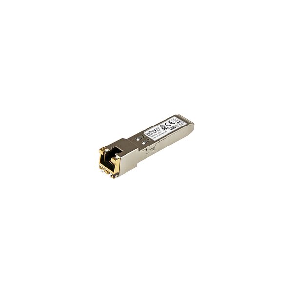 StarTech.com Gigabit RJ45 Copper SFP Transceiver Module - Cisco Meraki MA-SFP-1GB-TX Compatible - 100m