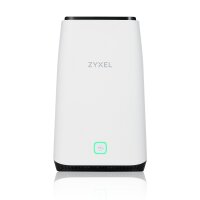 ZyXEL FWA510, Wi-Fi 6 (802.11ax), Tri-Band (2,4 GHz / 5 GHz / 5 GHz), Ethernet/LAN, 5G, Schwarz, Weiß, Tabletop-Router