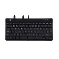 R-Go Ergonomische Tastatur R-Go Split Break v2 mit Pausensoftware - geteilte Tastatur - QWERTY (US) - Kabelgebunden - Schwarz - Mini - Kabelgebunden - USB - QWERTY - Schwarz
