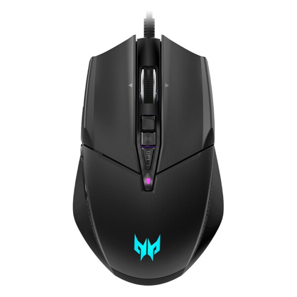 Acer Cestus 335 - Beidhändig - Optisch - USB Typ-A - 19000 DPI - Schwarz