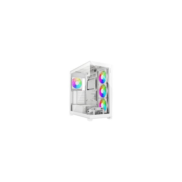 Xilence Gehäuse Gleam Weiß XG271 - Midi/Minitower - ATX