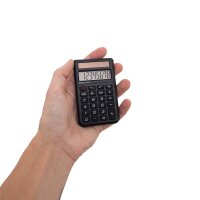 Jakob Maul GmbH MAUL ECO 250 - Tasche - Einfacher Taschenrechner - 8 Ziffern - 1 Zeilen - Solar - Schwarz
