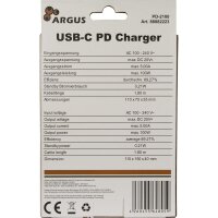 Inter-Tech PD-2100 - Drinnen - AC - 20 V - Schwarz