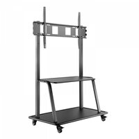 V7 TVCART3 - 152,4 cm (60") - 2,67 m (105") - 200 x 200 mm - 1000 x 600 mm - Stahl - Schwarz