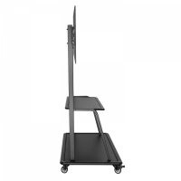 V7 TVCART3 - 152,4 cm (60") - 2,67 m (105") - 200 x 200 mm - 1000 x 600 mm - Stahl - Schwarz