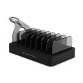 Conceptronic OZUL 8-Port 75W USB-PD Ladestation - Drinnen - AC - 12 V - Schwarz