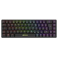 Sharkoon Gaming Tastatur PureWriter W65 schwarz-braun DE - Tastatur