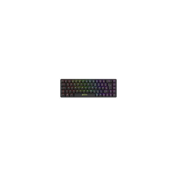 Sharkoon Gaming Tastatur PureWriter W65 schwarz-rot DE - Tastatur