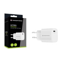 Conceptronic Ladegerät 1Port 20W 1xUSB-C Desk PD ws