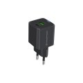 Conceptronic Ladegerät 2Port 33W 1xUSB-C 1xUSB-a+3-in-1 sw