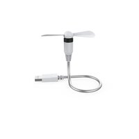 RealPower USB mini Ventilator weiß USB-A flexibel