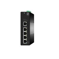 LevelOne Switch 5x GE IGS-2105P 4xPoE Outputs schwarz -...