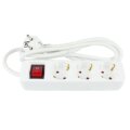 Good Connections PS013-W015 - 1,5 m - 3 AC-Ausgänge - Indoor - Type E/F - Typ E - 1,5 mm²