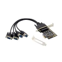 Conceptronic PCI Express Card 4-Port RS232 DB9 Adapter - PCI