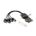 Conceptronic PCI Express Card 4-Port RS232 DB9 Adapter - PCI