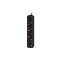 Lanberg PS0-05F-0150-BK, 1,5 m, Drinnen, Typ F, Type F...
