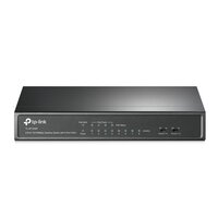 TP-LINK 8-Port 10/100Mbps Desktop Switch mit 4-Port PoE+, Unmanaged, Fast Ethernet (10/100), Vollduplex, Power over Ethernet (PoE), Wandmontage