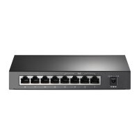 TP-LINK 8-Port 10/100Mbps Desktop Switch mit 4-Port PoE+, Unmanaged, Fast Ethernet (10/100), Vollduplex, Power over Ethernet (PoE), Wandmontage