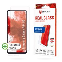 DISPLEX Panzerglas (10H - 2D) für Samsung Galaxy A54 5G - Eco-Montagerahmen - kratzer-resistent - Samsung - Galaxy A54 5G - Trockene Anwendung - Schlagfest - Kratzresistent - Staubresistent - Transparent - 1 Stück(e)