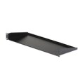 StarTech.com 19 Zoll Server Rack Fachboden 1HE - Universal 1U Server-Rack-Regal für Rackmontage für 19 Zoll Netzwerkracks - Heavy Duty Stahl - Tragfähigkeit 15kg - 18cm tief  - Schwarz - Regal - Stahl - Schwarz - 1,23 kg