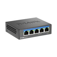 D-Link 5-Port 2.5G Multi-Gigabit Desktop Switch, Unmanaged, L2, 2.5G Ethernet (100/1000/2500)