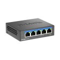 D-Link 5-Port 2.5G Multi-Gigabit Desktop Switch - Unmanaged - L2 - 2.5G Ethernet (100/1000/2500)