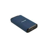 Transcend ESD410C, 4 TB, USB Typ-C, 2000 MB/s, 20 Gbit/s, Passwortschutz, Blau