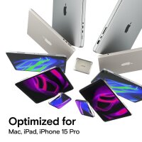 Crucial X9 Pro, 4 TB, USB Typ-C, 3.2 Gen 2 (3.1 Gen 2), 1050 MB/s, 10 Gbit/s, Beige