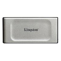 Kingston 500G Tragbare SSD XS2000, 500 GB, USB Typ-C, 3.2 Gen 2 (3.1 Gen 2), 2000 MB/s, Schwarz, Silber