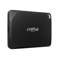 Crucial X10 Pro, 1 TB, USB Typ-C, USB 3.2 Gen 2x2, 2100 MB/s, 20 Gbit/s, Schwarz