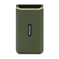 Transcend ESD380C - 500 GB - USB Typ-C - USB 3.2 Gen 2x2 - 20 Gbit/s - Passwortschutz - Grün