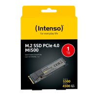 Intenso MI500 SSD 1TB M.2 PCIe Gen4 Internes Solid-State-Module