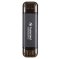 Transcend ESD310C - 256 GB - USB Typ-A auf USB Typ-C - USB 3.2 Gen 2x2 - 1050 MB/s - Schwarz