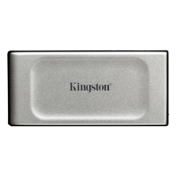 Kingston 4000G Tragbare SSD XS2000 - 4 TB - USB Typ-C - 3.2 Gen 2 (3.1 Gen 2) - 2000 MB/s - Schwarz - Silber