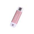Transcend ESD310 - 512 GB - USB Typ-A auf USB Typ-C - 3.2 Gen 2 (3.1 Gen 2) - 10 Gbit/s - Passwortschutz - Pink