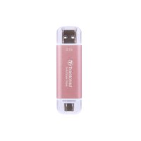 Transcend ESD310 - 2 TB - USB Typ-A auf USB Typ-C - 3.2 Gen 2 (3.1 Gen 2) - 10 Gbit/s - Passwortschutz - Pink