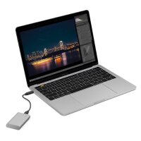 Seagate STKS1000400 - 1 TB - USB Typ-C - 3.2 Gen 2 (3.1 Gen 2) - 1050 MB/s - Silber