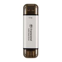 Transcend ESD310, 1 TB, USB Type-A / USB Type-C, 1050 MB/s, 10 Gbit/s, Silber