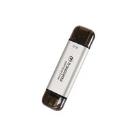Transcend ESD310, 2 TB, 1050 MB/s, Silber