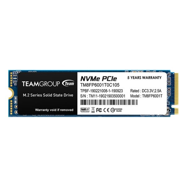 Team Group MP33, 1 TB, M.2, 1800 MB/s