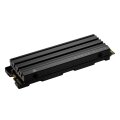 Corsair MP600 ELITE NVMe SSD 1 TB 3D TLC NAND M.2 2280 PCIe Gen4 m. Kühlkörper - NVMe SSD im 2280 Format - 1 TB Speicherkapazität