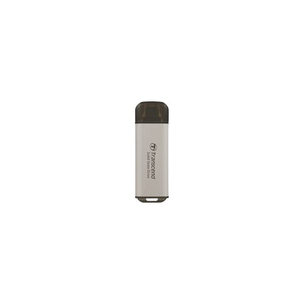 Transcend ESD300 - 512 GB - USB Typ-C - 1050 MB/s - 10 Gbit/s - Silber