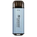 Transcend ESD300 - 2 TB - USB Typ-A auf USB Typ-C - USB 3.2 Gen 2x2 - 1050 MB/s - Blau
