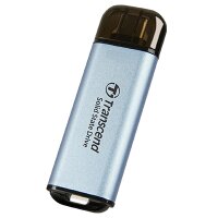 Transcend ESD300C, 1 TB, USB Typ-C, 1050 MB/s, Blau