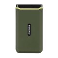 Transcend ESD380C - 2 TB - USB Typ-A auf USB Typ-C - 3.2 Gen 2 (3.1 Gen 2) - 2000 MB/s - Passwortschutz - Grün