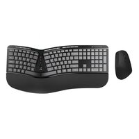 Conceptronic Wireless Keyboard+Mouse ergo Layout US sw -...